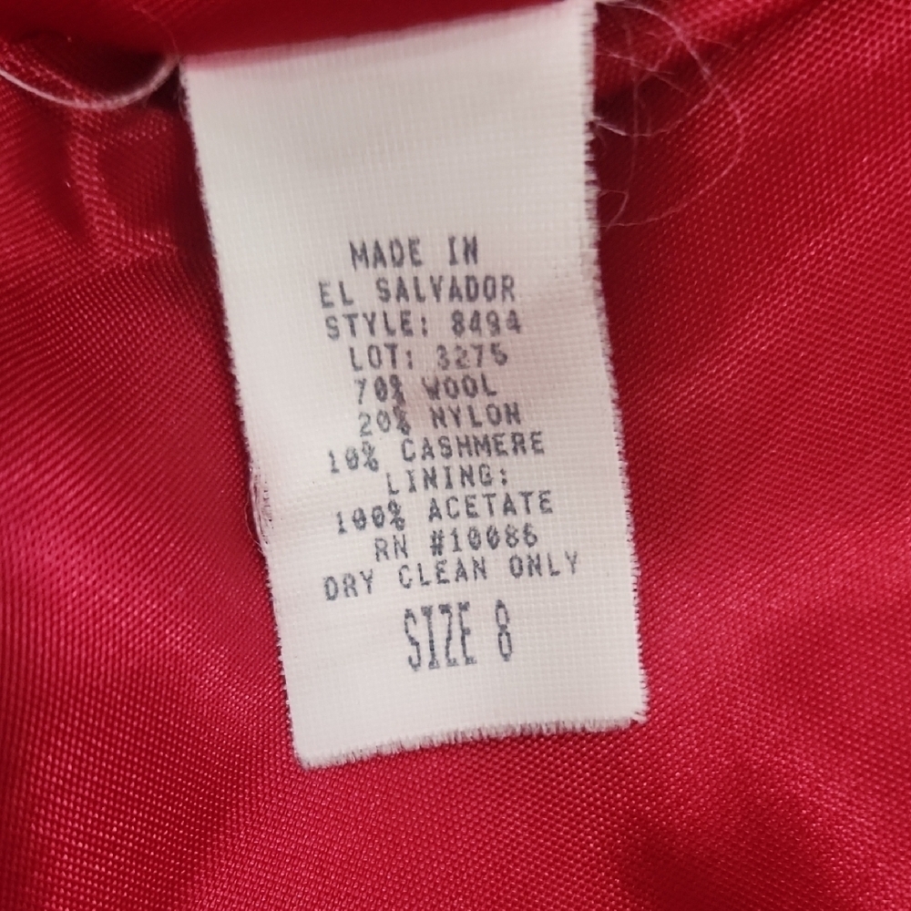 HERMAN GEIST Red Women's Blazer - Picture 8 of 9